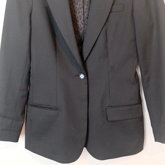 Guess by Marciano size 8 long black blazer - Picture 5 of 11